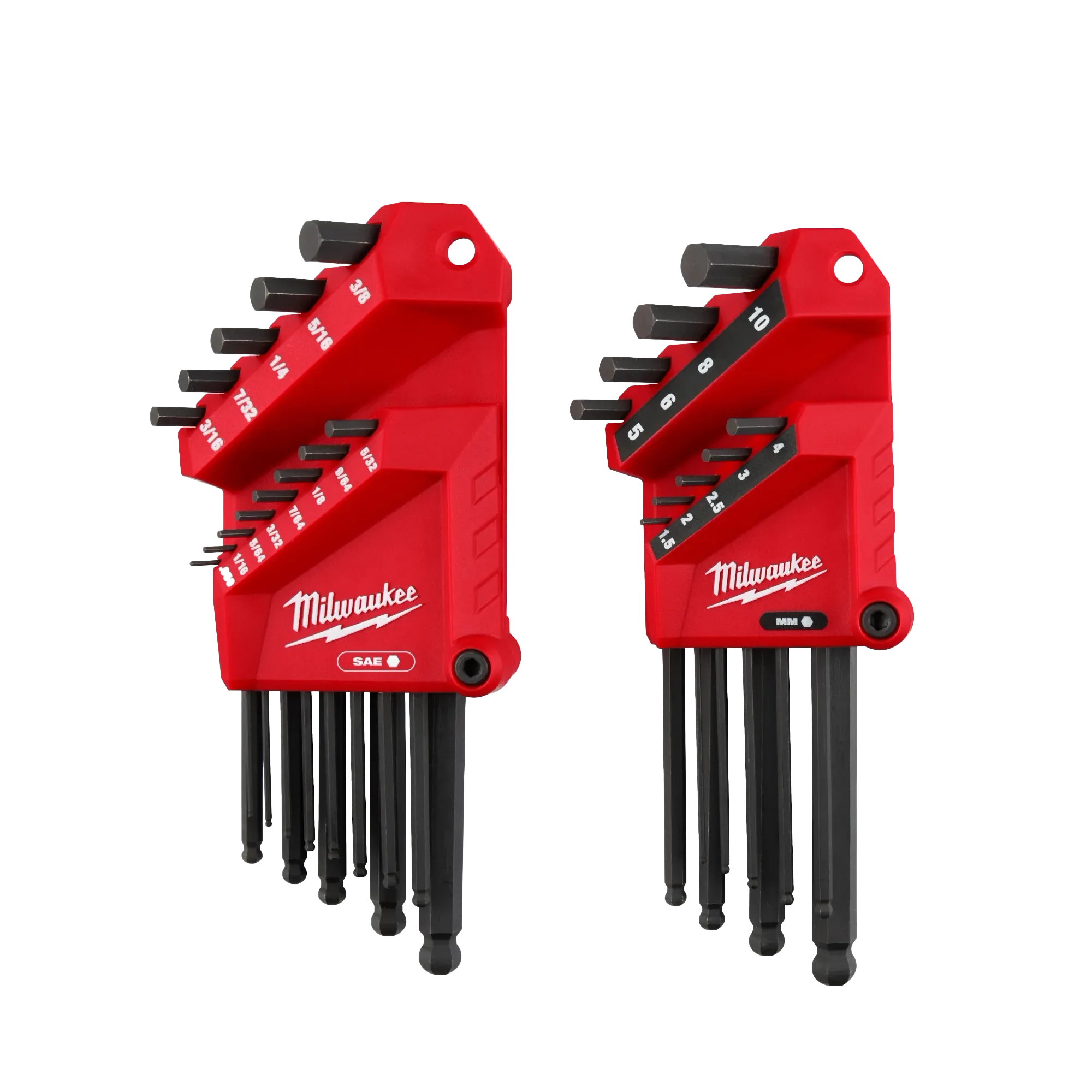 22-Key Ball End L-Key Set - SAE/Metric