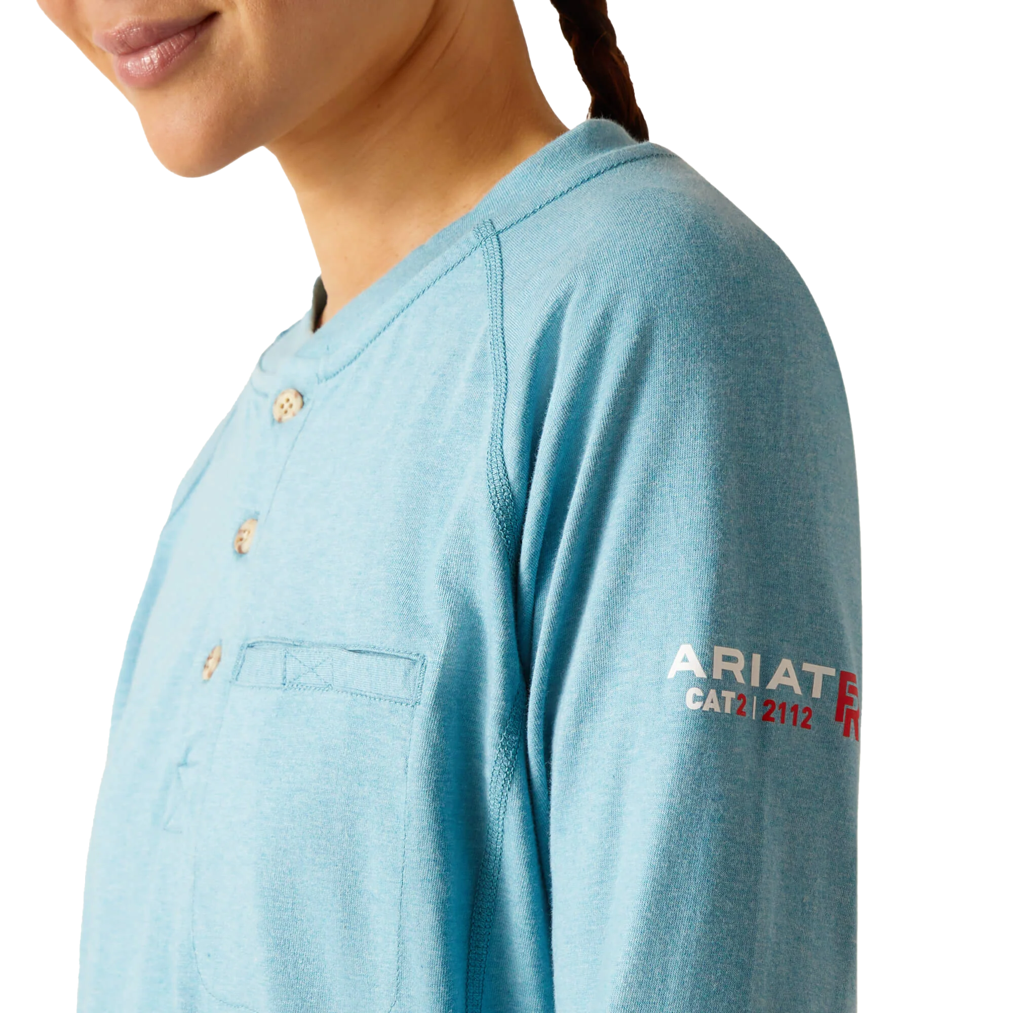Ariat FR Women's Air Henley Top - Image 4