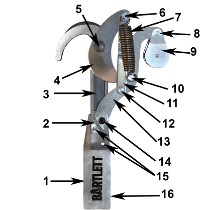 Bartlett Pruner Head Parts