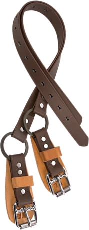 Weaver Neoprene Bottom Straps for Climbing Spurs – 26" with Split Ring (Pair)