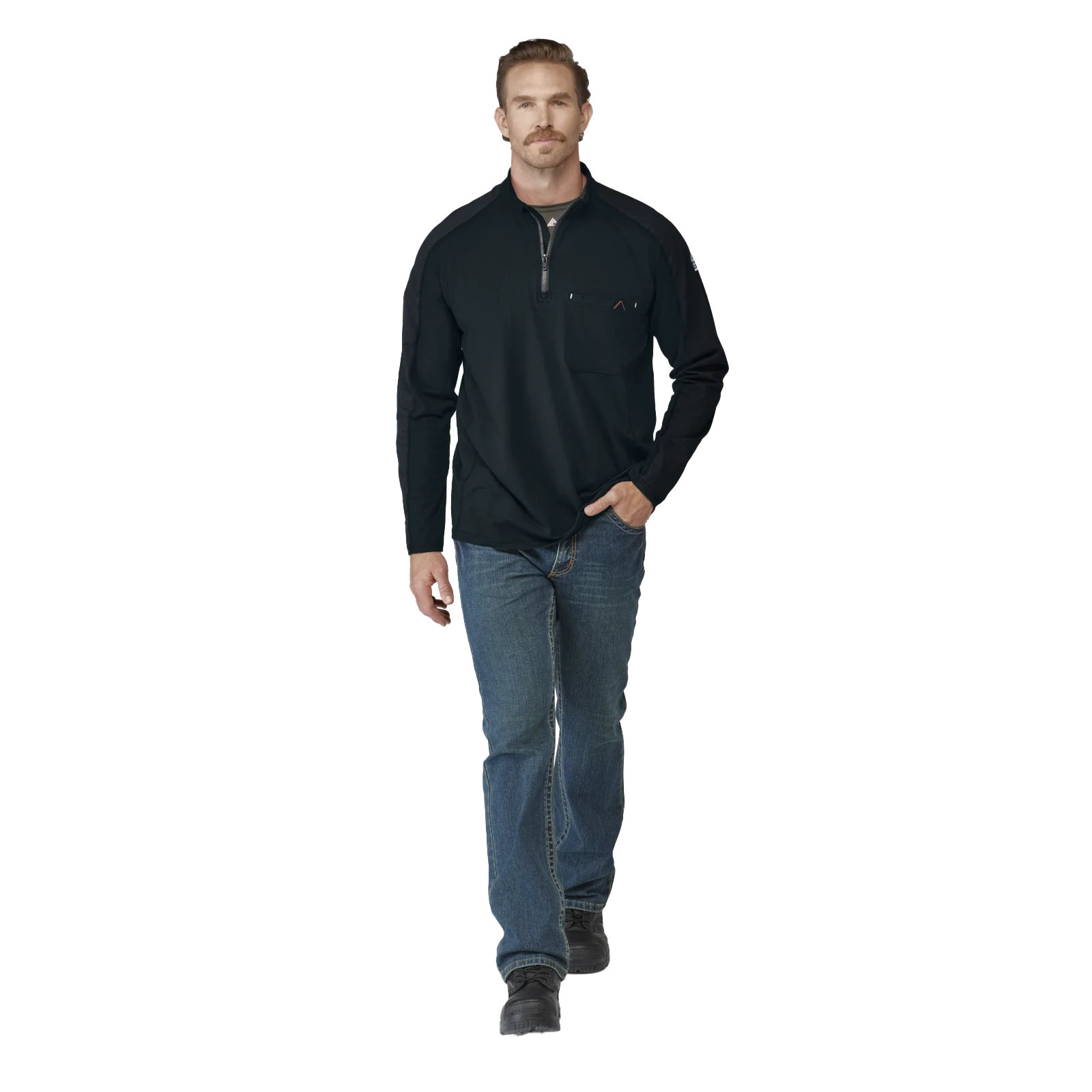 Bulwark Men's FR 1/4 Zip Flex Knit - Image 6