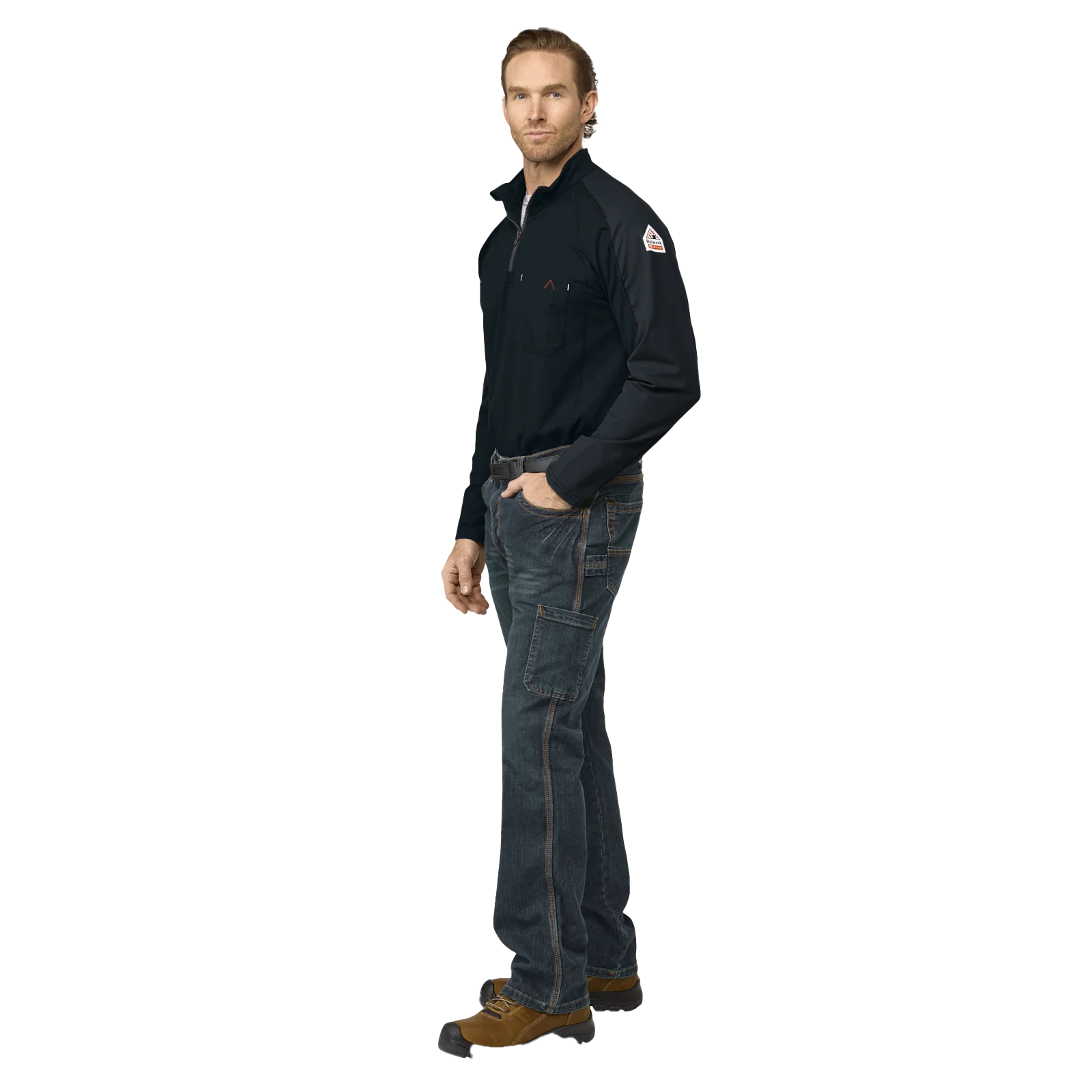 Bulwark Men's FR 1/4 Zip Flex Knit - Image 8