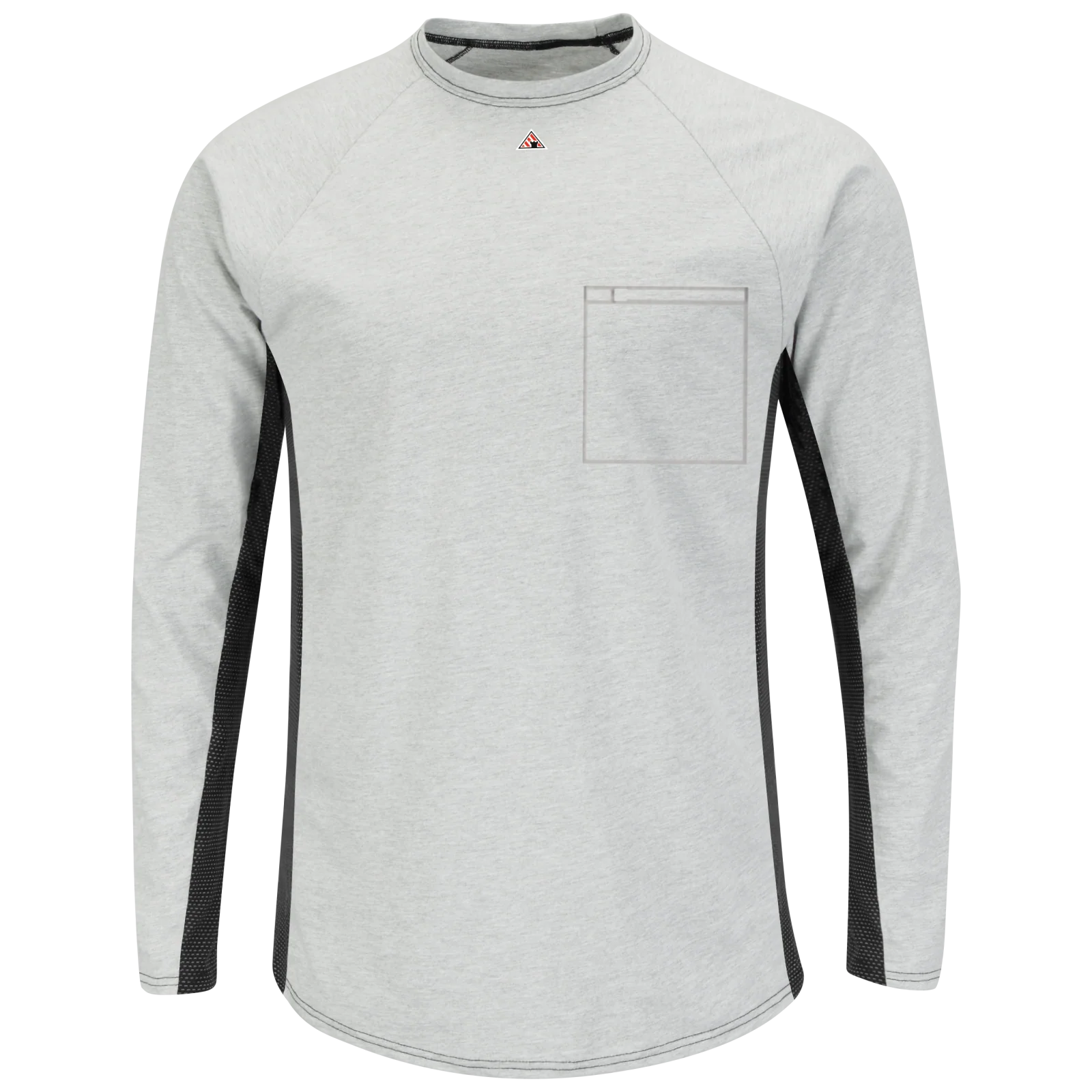 Bulwark Mens FR Long Sleeve Base Layer with Concealed Pocket