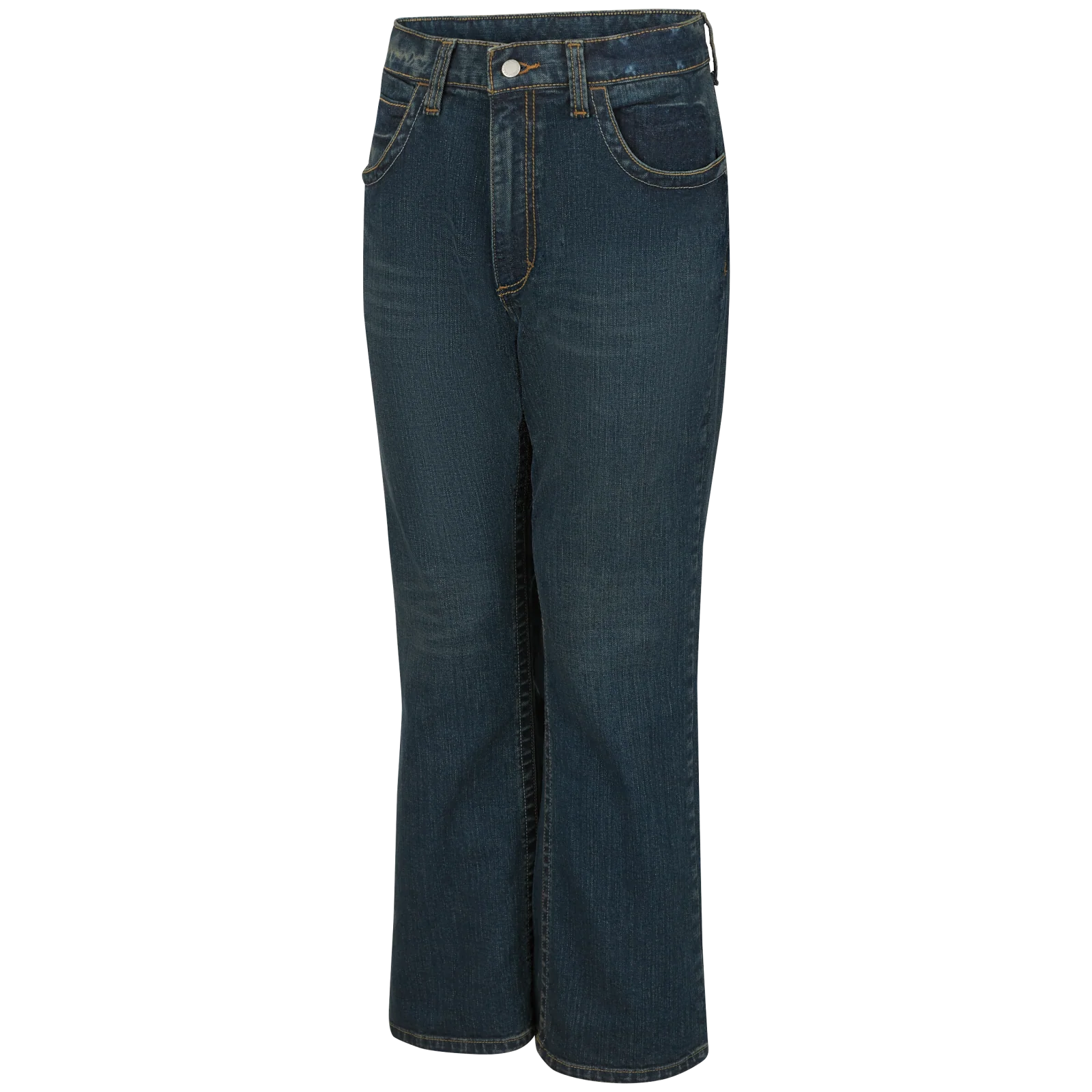 Bulwark Mens Relaxed Fit Bootcut Jean with Stretch - Image 3