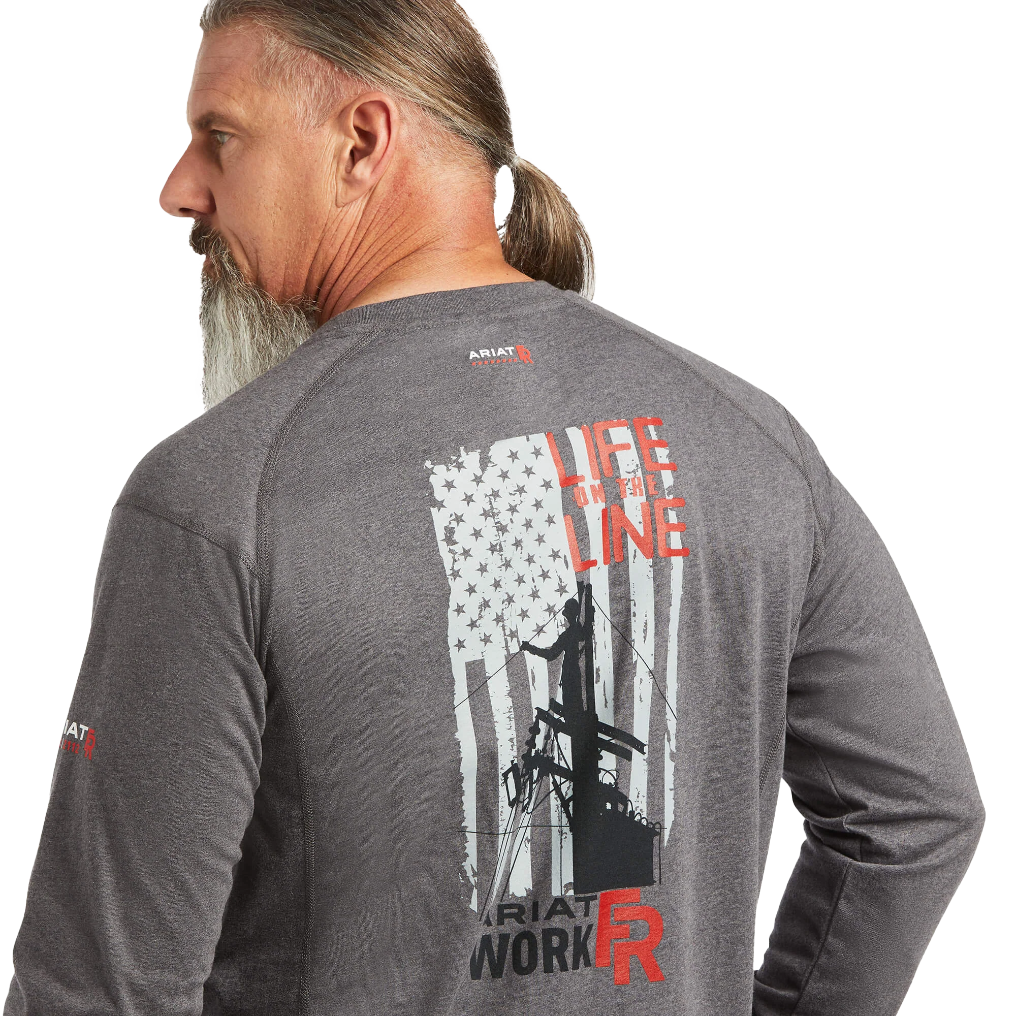 FR Air Life on the Line Graphic Top - Image 4