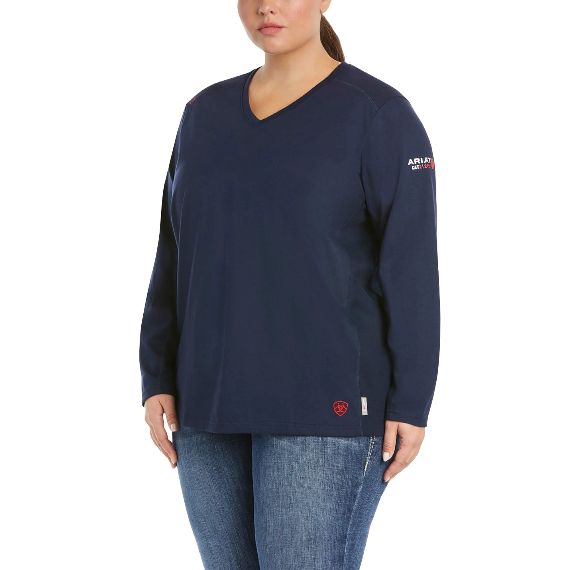 Ariat FR Womens AC Crew Top - Image 2