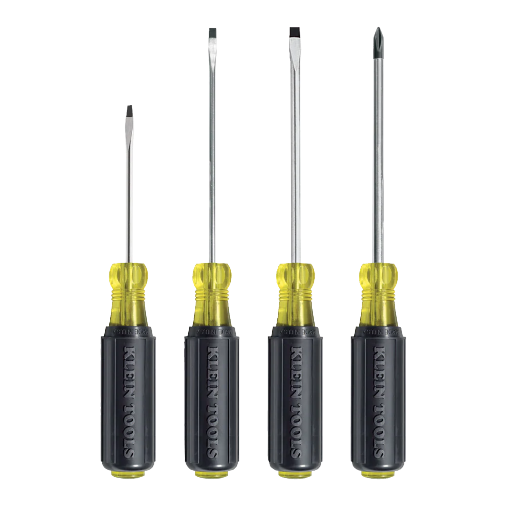 Screwdriver Set, Mini Slotted and Phillips, 4-Piece
