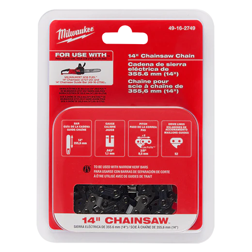Milwaukee 14" Top Handle Chainsaw Chain - Image 2