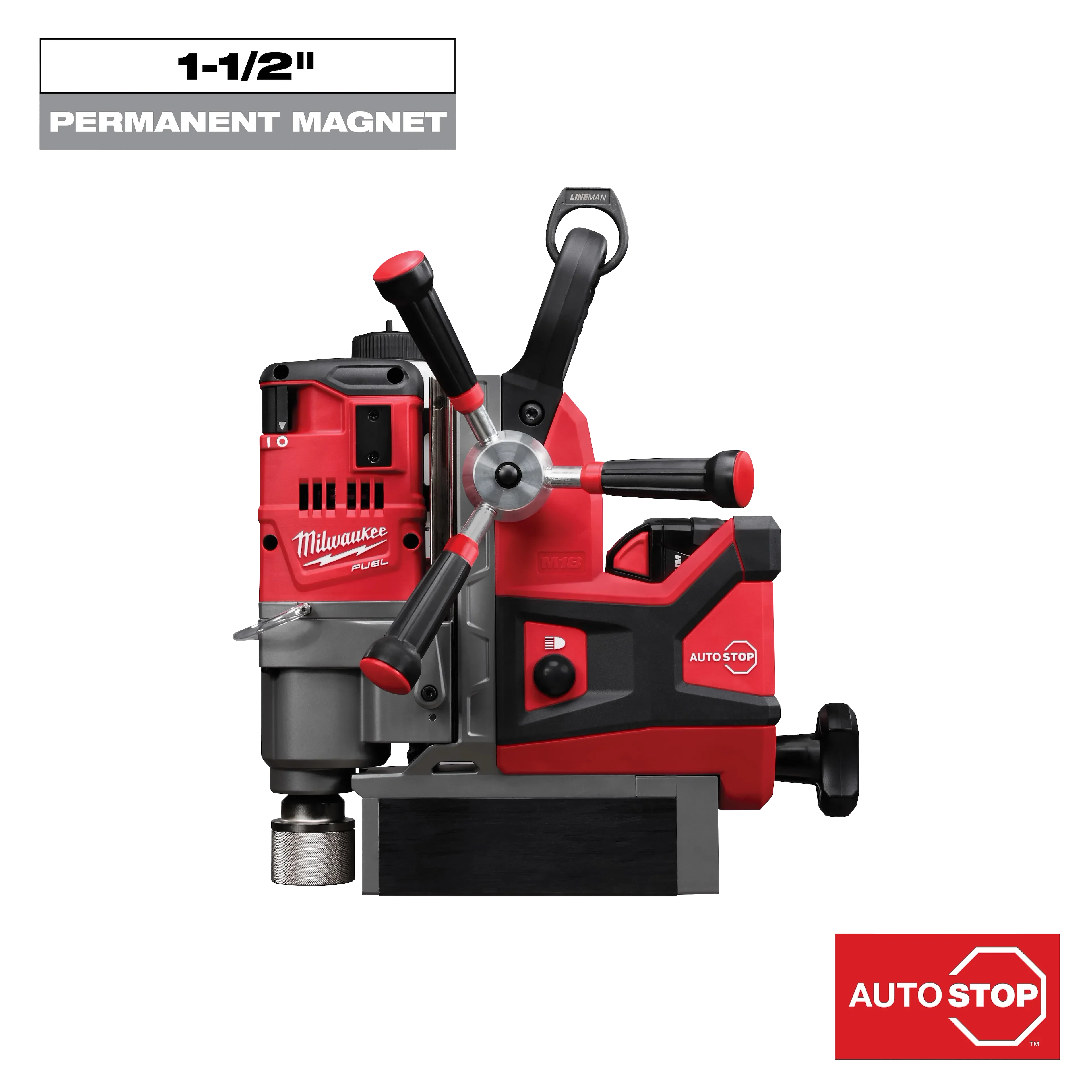 Milwaukee M18 FUEL 1-1/2" Lineman Magnetic Drill High Demand™ Kit - Image 2