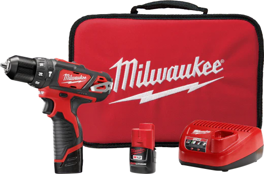 Milwaukee M12™ 3/8” Hammer Drill/Driver Kit