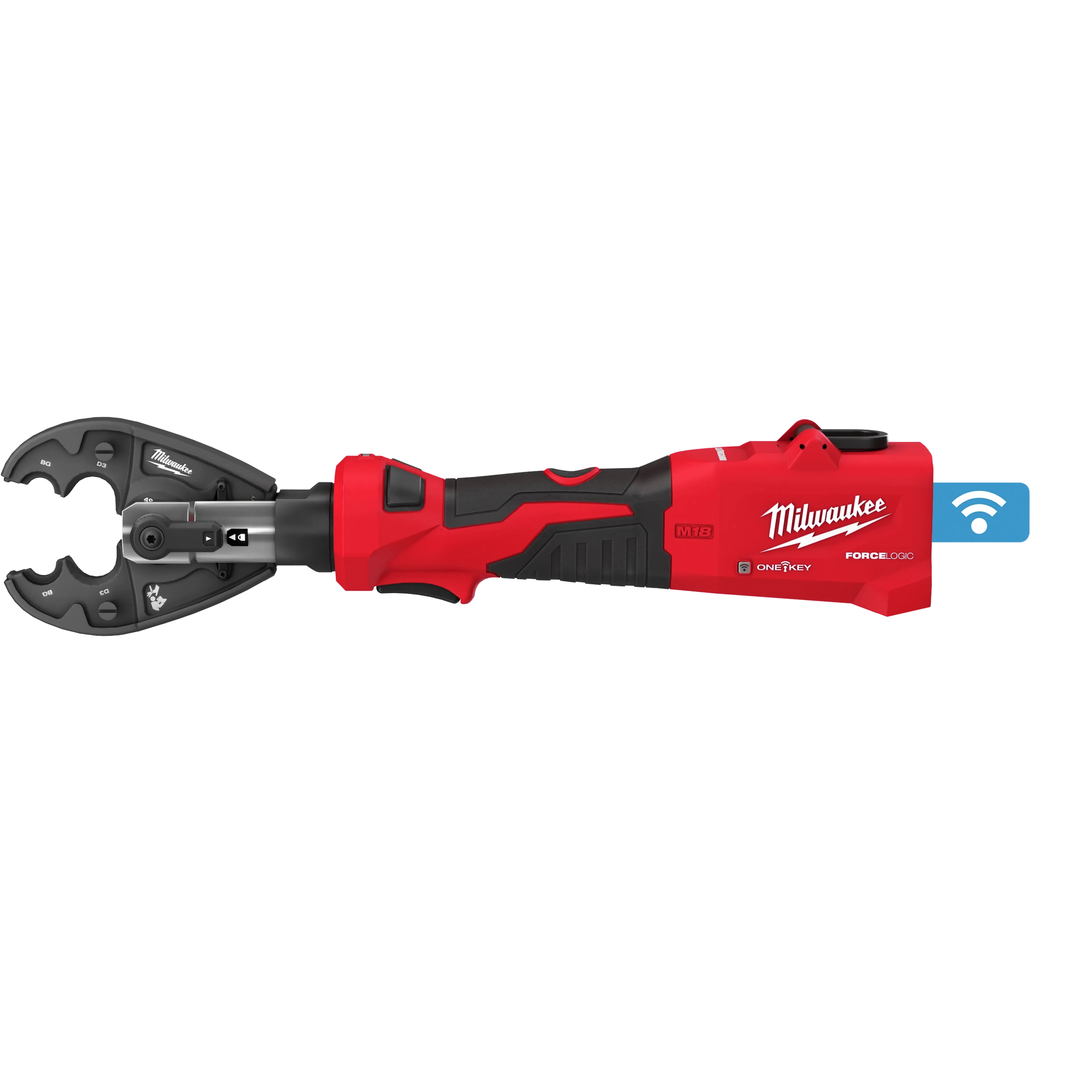 Milwaukee M18™ FORCE LOGIC™ 6T Linear Utility Crimper w/ BG-D3 Jaw