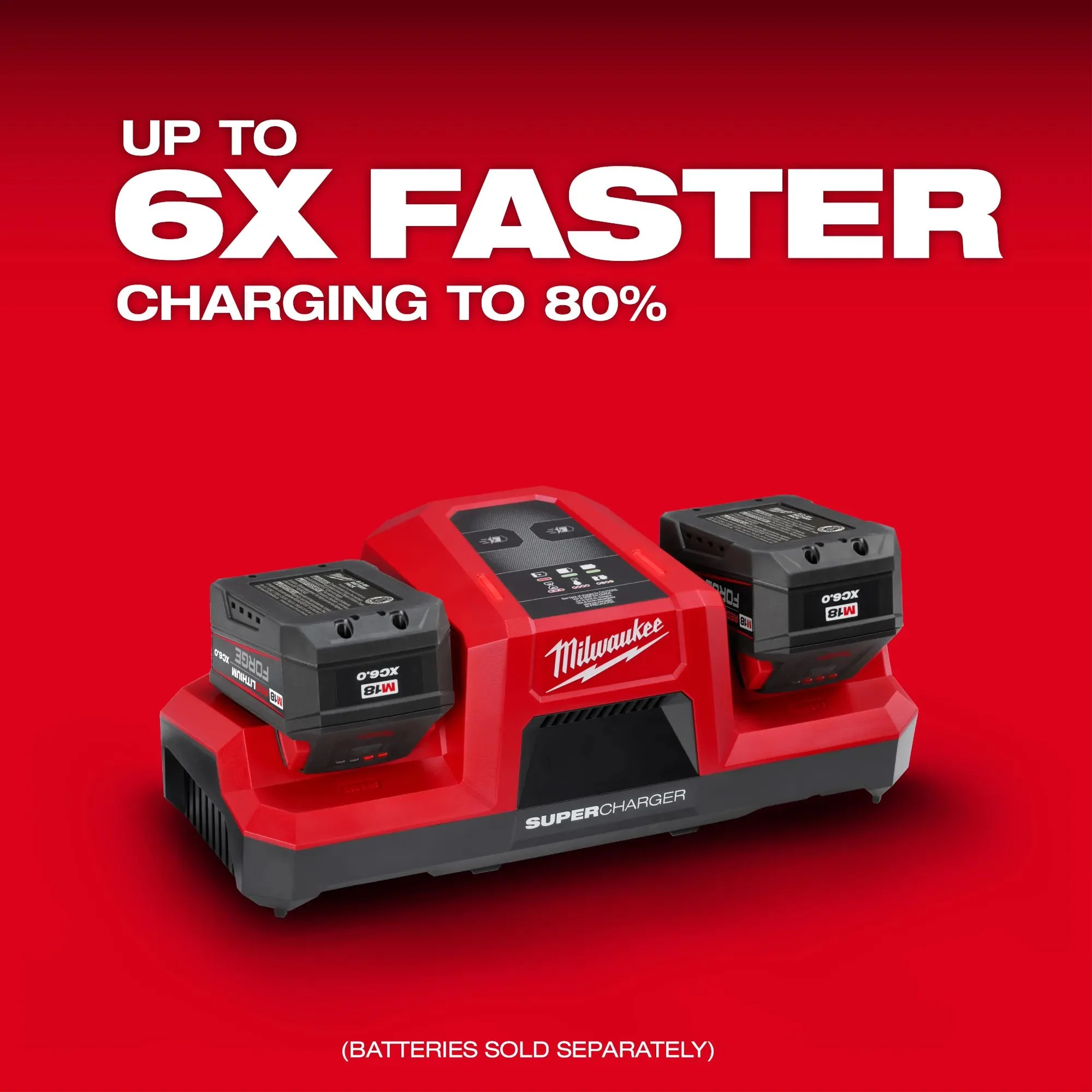 MILWAUKEE M18 Dual Bay Simultaneous Super Charger - Image 3