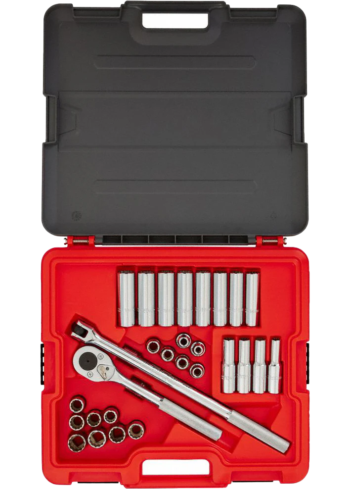 SOCKET SET 1/2DR 8-21MM 12PT 30PCS