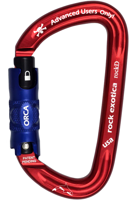 Rock Exotica RockD Orca Auto Lock Carabiner – 29 kN
