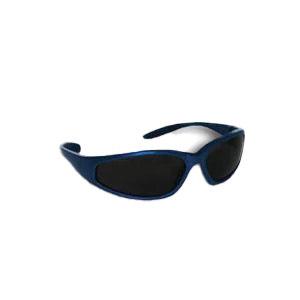 SAFETY GLASSES SMOKE COLORED FRAME 52
